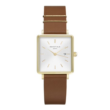 Reloj Rosefield Fashion Cuero Marron 0