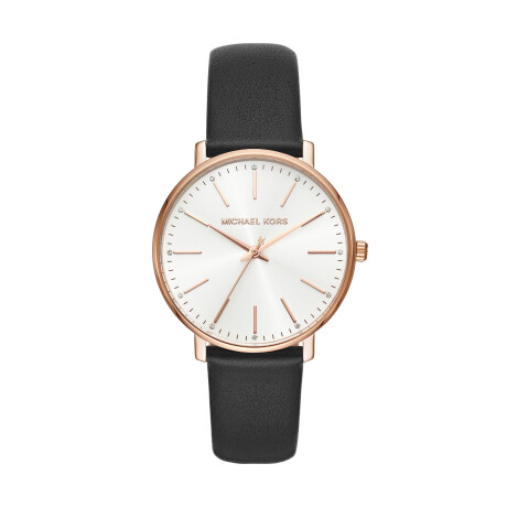 Reloj Michael Kors Fashion Cuero Negro 0