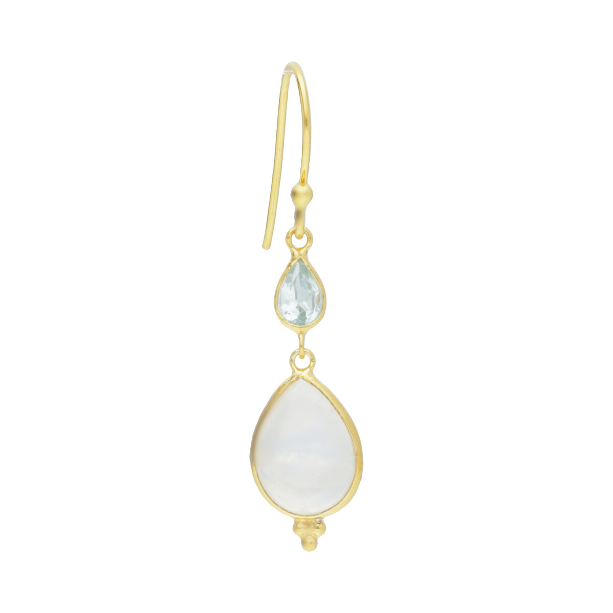 Caravanas Aros Karvik Plata 925 Y Baño De Oro 