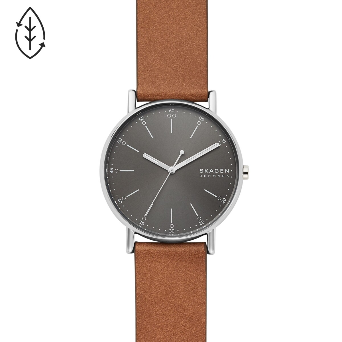Reloj Skagen Clasico Cuero Marron 
