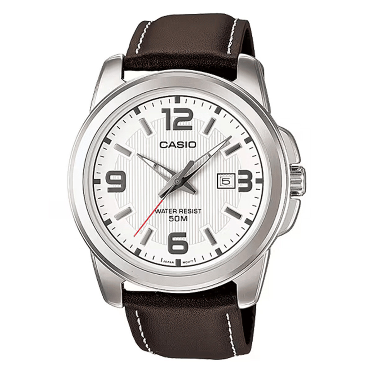 Reloj Casio Clásico Cuero Marrón 