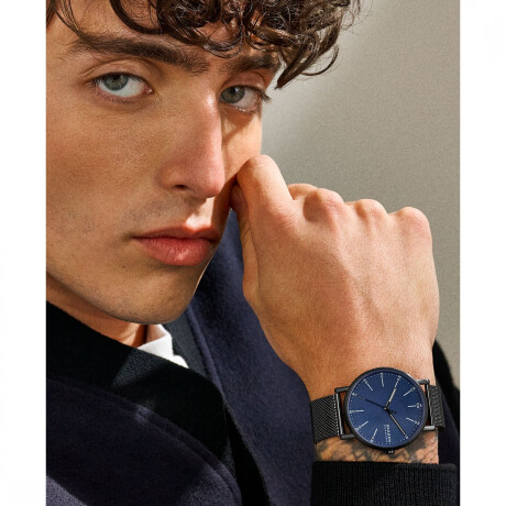 Reloj Set Skagen Clasico Acero Inoxidable Negro 0