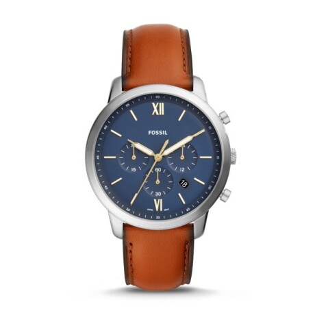 Reloj Fossil Clasico Cuero Marron 0