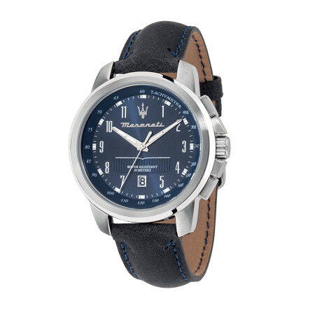 Reloj Maserati Fashion Cuero Azul 0