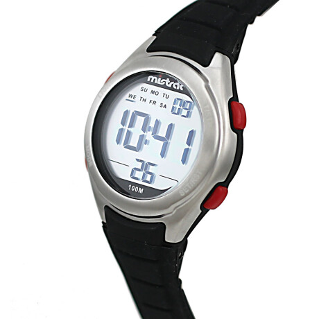 Reloj Mistral Deportivo Silicona Negro 0