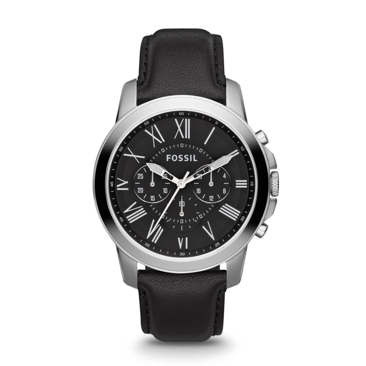 Reloj Fossil Clasico Cuero Negro 