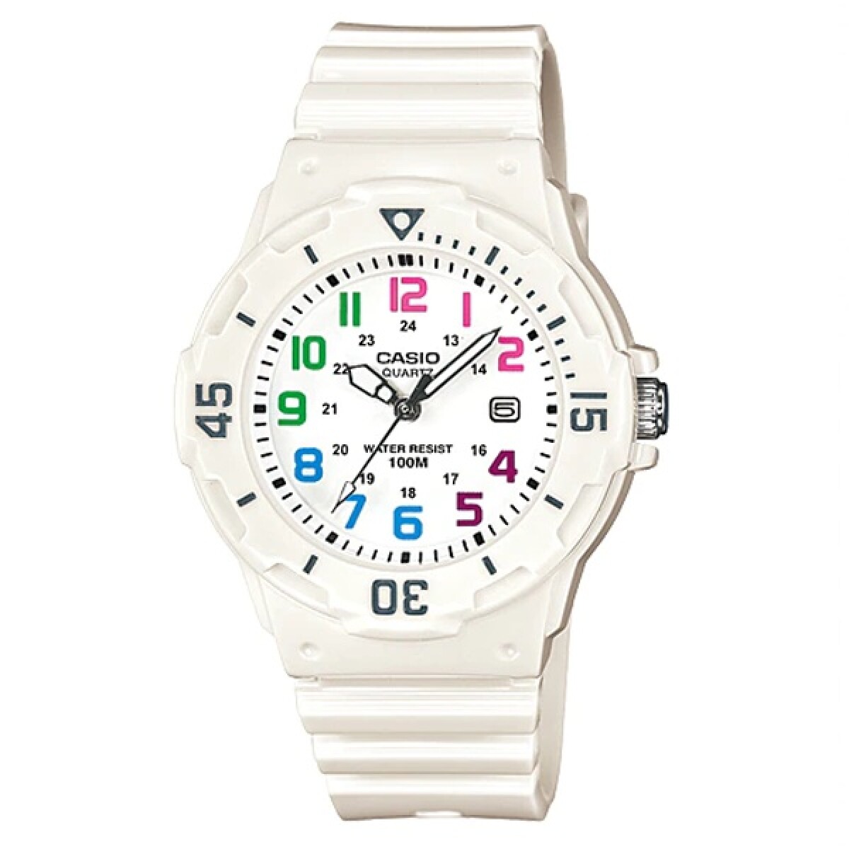 RELOJ CASIO CLÁSICO RESINA BLANCO 