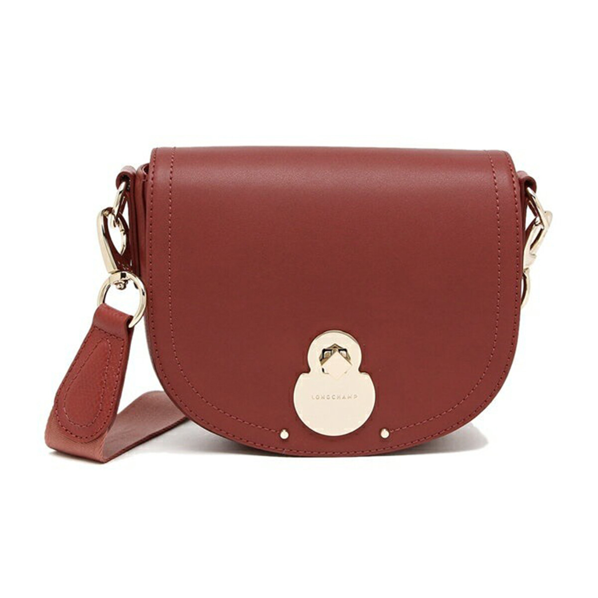 Longchamp -Cartera de cuero con solapa, Cavalcade 