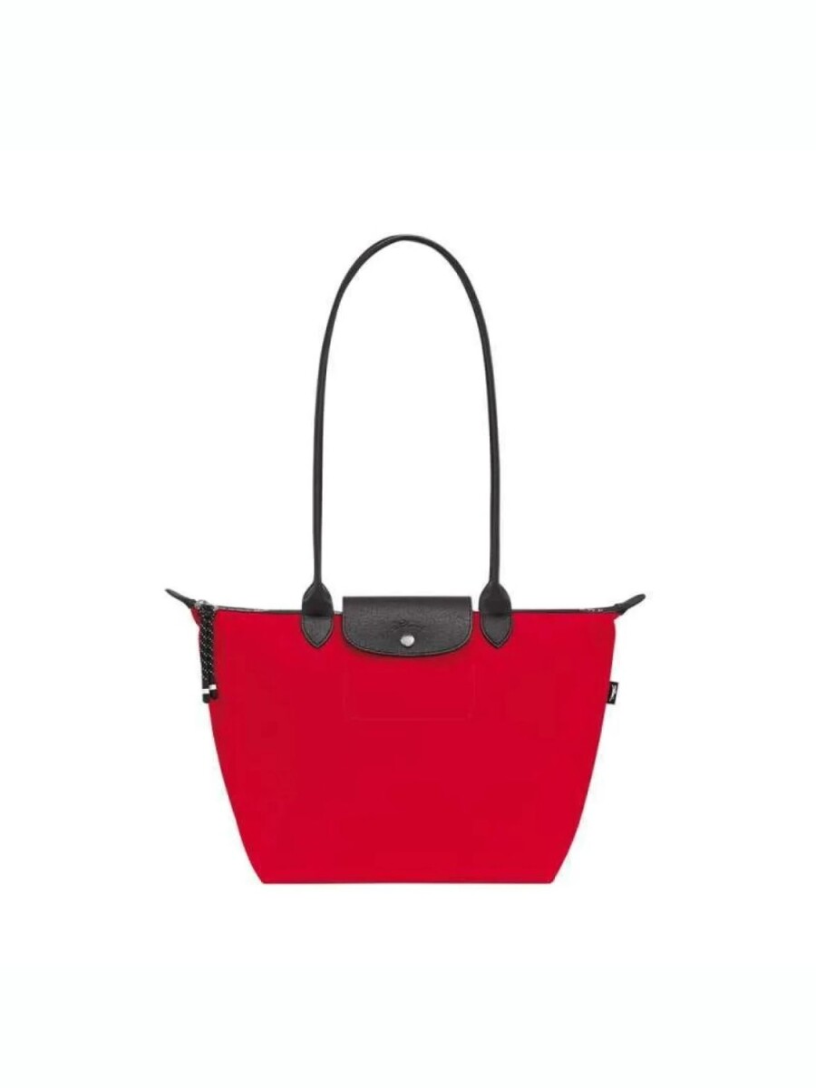 Longchamp -Cartera con asas extra largas de material textil, Le pliage Energy 
