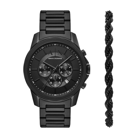Reloj Armani Exchange Fashion Acero Inoxidable Negro 0