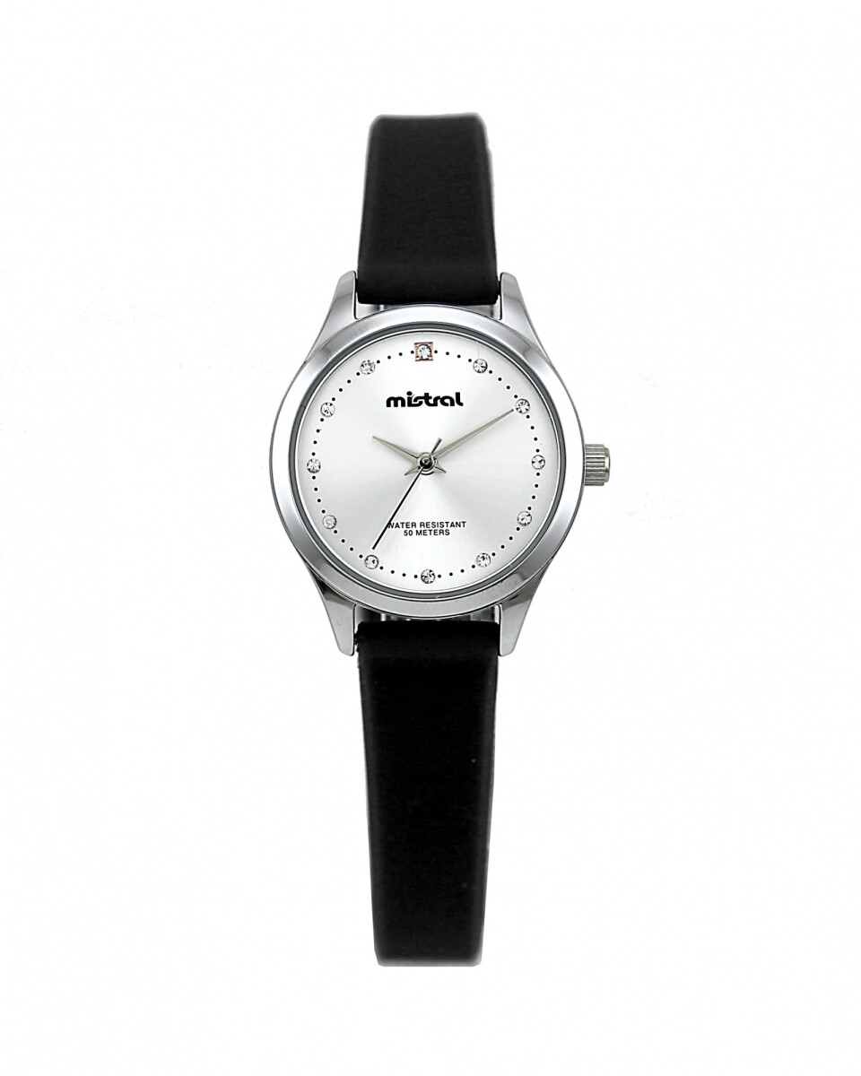 Reloj Mistral Deportivo Silicona Negro 