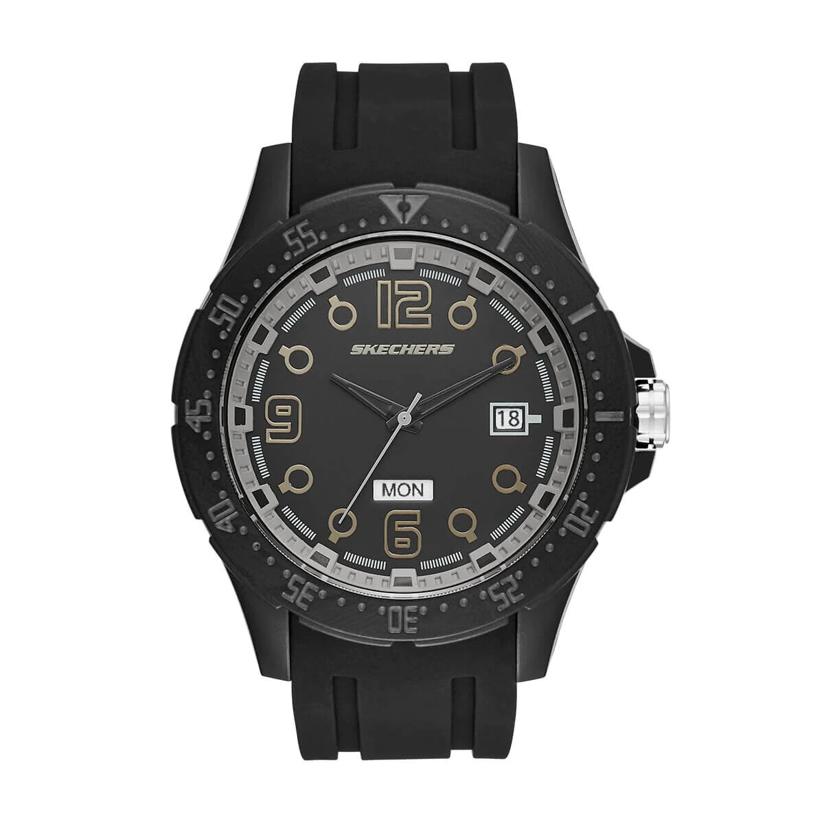 Reloj Skechers Deportivo Silicona Negro 