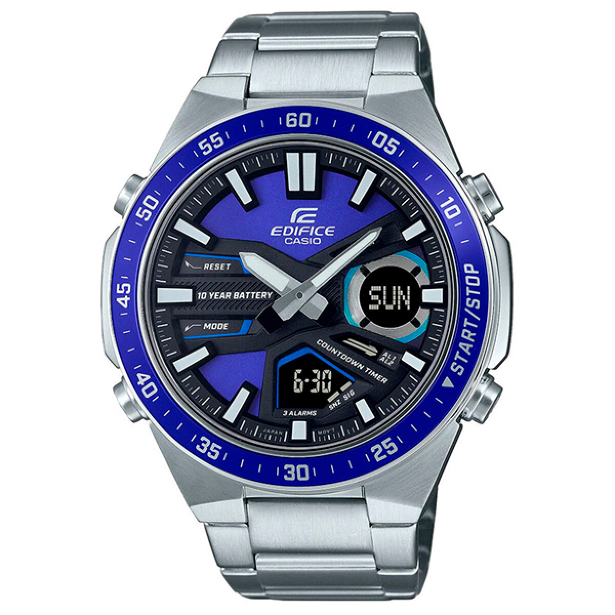Reloj Edifice Deportivo Acero Inoxidable Plata 