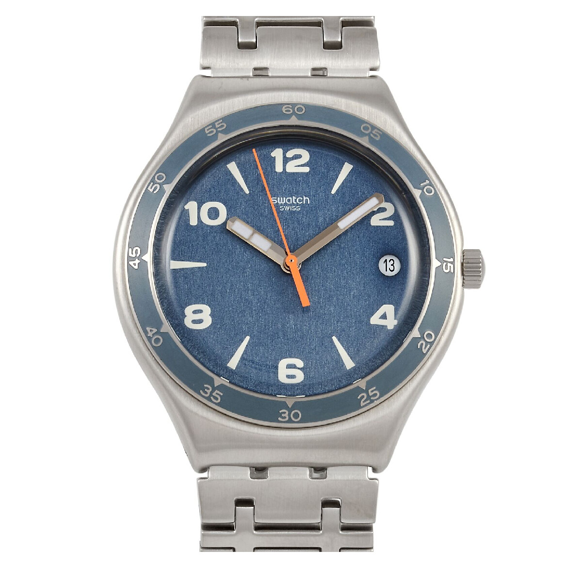 RELOJ SWATCH FASHION PLATA 