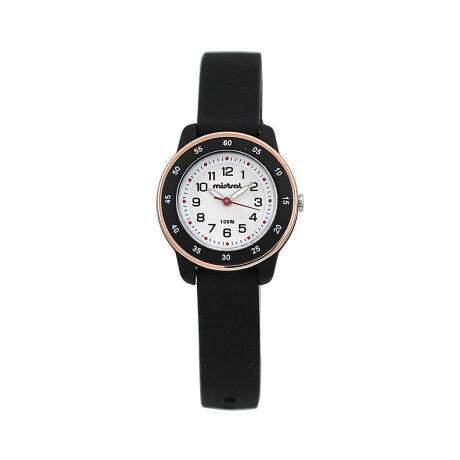 Reloj Mistral Deportivo Silicona Negro 0