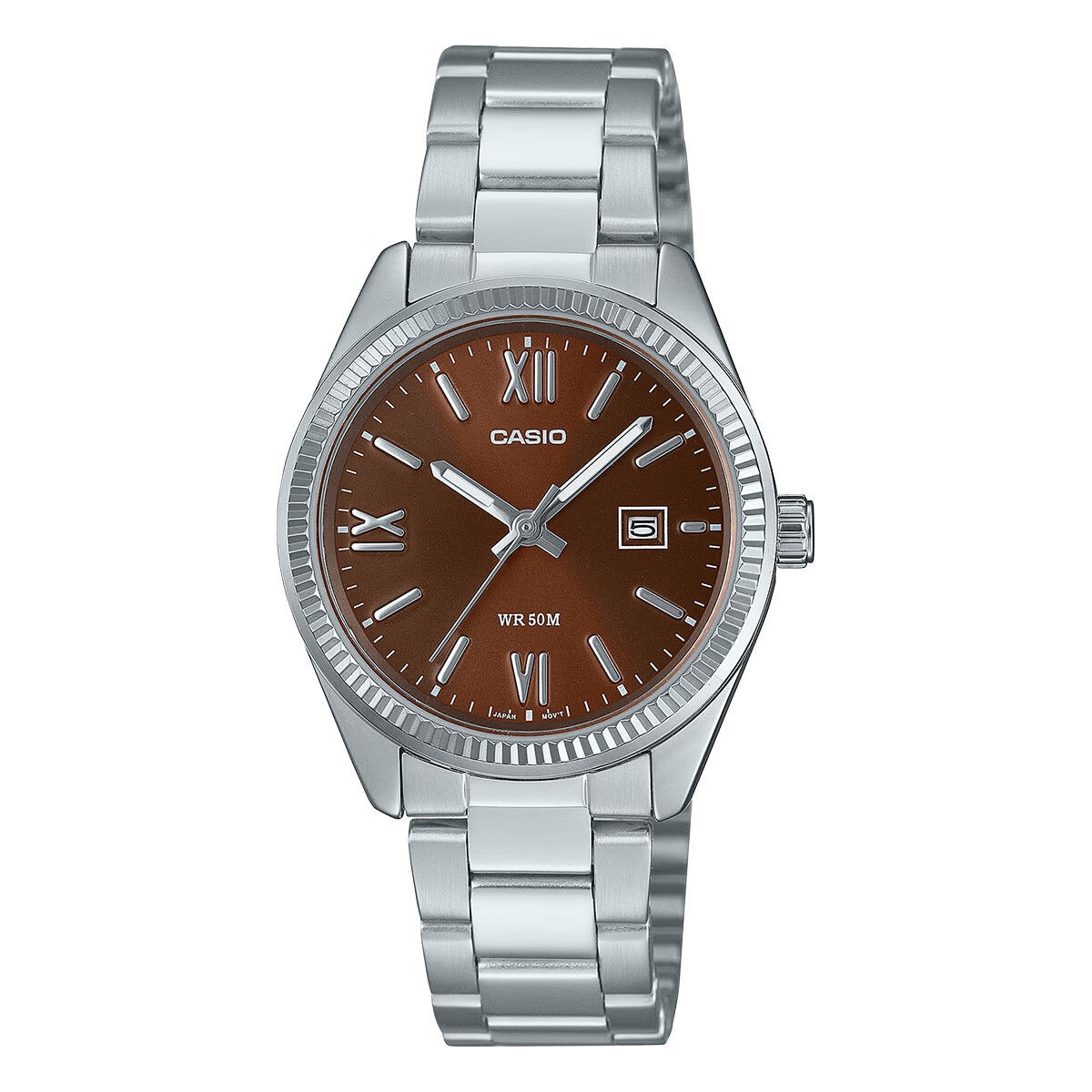 RELOJ CASIO CLÁSICO ACERO INOXIDABLE PLATEADO 
