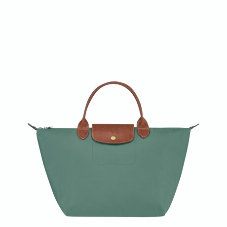 Longchamp - Le Pliage Original Bolso con Asa Superior S Verde