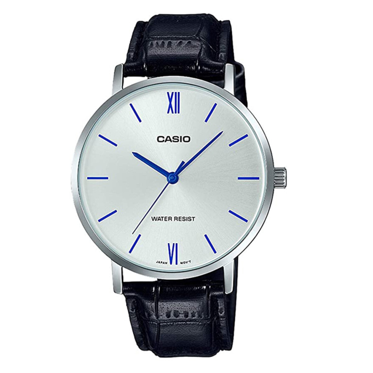 Reloj Casio Cuero Clasico Azul 