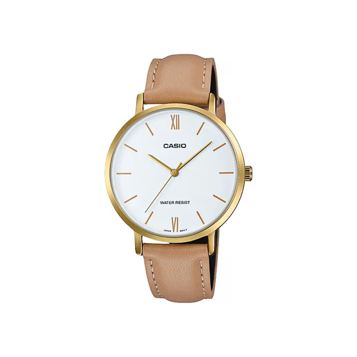 RELOJ CASIO CLÁSICO CUERO BEIGE 