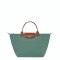 Longchamp - Le Pliage Original Bolso con Asa Superior S Verde