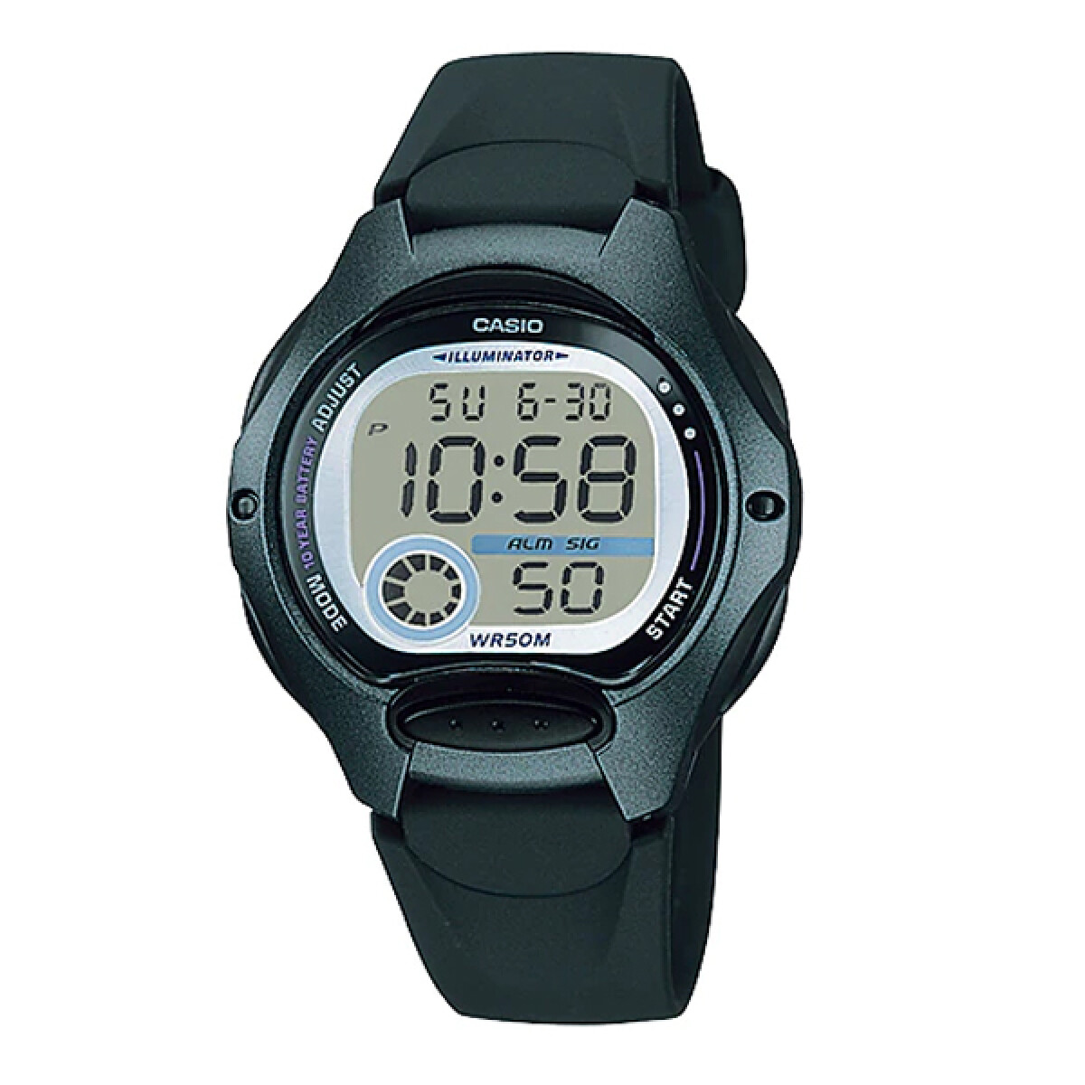 Reloj Casio Deportvo Mujer Resina Negro 