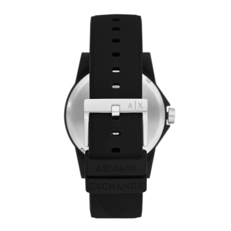 RELOJ ARMANI EXCHANGE FASHION ACERO SILICONA NEGRO 0
