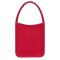 Longchamp -Cartera mini de cuero, Le foulonné Rojo