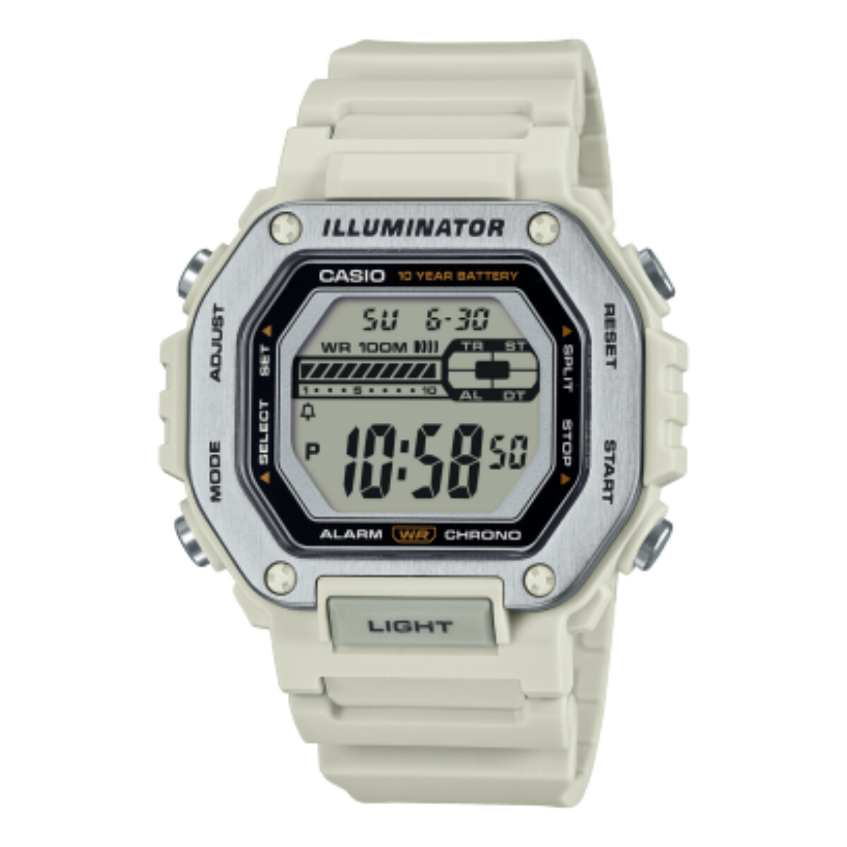 Reloj Casio Silicona Deportivo Blanco 