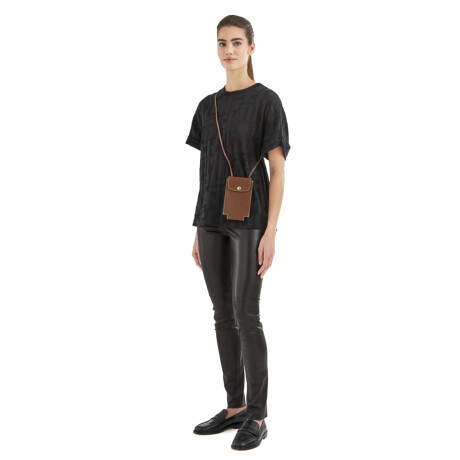 Longchamp -Tarjetero y portacelular de cuero, Le pliage 0